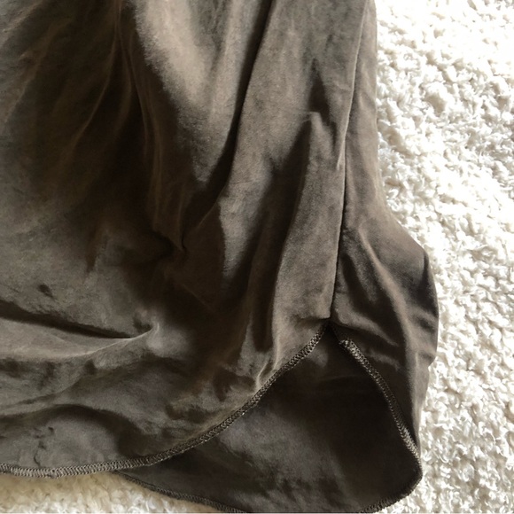 OZMA Anaise Maxi Slip Dress Cupro in Tobacco Size Large - Picture 13 of 15